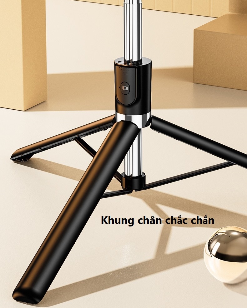 Gậy chụp hình Bluetooth R1L dài 1m7